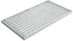 ACO Ștergător de picioare încastrabil ACO Self Vario, cu ramă din aluminiu și grătar rețea V, 1000x500x30mm Pres