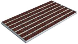 ACO Ștergător de picioare încastrabil ACO Self Vario, cu ramă din aluminiu și grătar insertie textila pentru exterior, rosu, 1000x500x30mm Pres