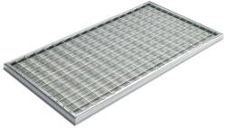 ACO Ștergător de picioare încastrabil ACO Self Vario, cu ramă din aluminiu și grătar retea ochiuri 30/30, 600x400x30mm Pres