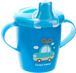 Canpol babies Неразливаща се чаша с твърд накрайник Canpol - Toys, 250 ml, Синя (31/200_blu) - kindermarket