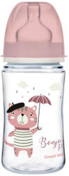 Canpol babies Антиколик шише Canpol Easy Start - Bonjour Paris, 240 ml, Розово (35/232_pin) - kindermarket