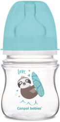 Canpol babies Антиколик шише Canpol - Exotic Animals, 120 ml, Синьо (35/220_blu)