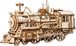 Robotime Locomotiva LK701 - Model din Lemn (FS101)