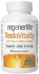 Natural Factors Regenerlife TestoVitality | with Organic Maca Extract [60 капсули]