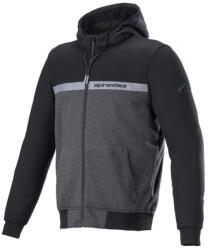 Alpinestars Hanorac moto cu protecții - Alpinestars Chrome Street - Black/Melange/Black (4200922-1910)
