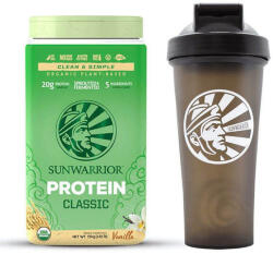 Sunwarrior Protein Classic BIO 750g vanilie + Shaker 700 ml GRATUIT