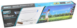 Rulyt® Set badminton 2x racheta, 2x minge, plasa cu baza, geanta Racheta badminton