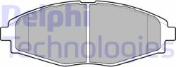 DELPHI LP1390 Set placute frana, frana disc