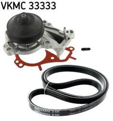 SKF Pompa apa + Set curea transmisie cu caneluri SKF VKMC 33333 (VKMC 33333) - automobilus