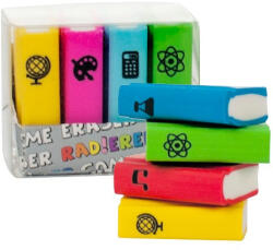 Trendhaus Radír mini 4db-os könyv szett 2 féle (941558)