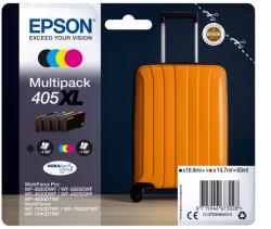 Epson 405XL DURABrite Ultra tintapatron 1 dB Eredeti Nagy (XL) kapacitású Fekete, Cián, Magenta, Sárga (C13T05H64010) (C13T05H64010) - senetic