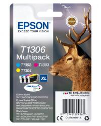 Epson Stag T1306 tintapatron 1 dB Eredeti Nagy (XL) kapacitású Cián, Magenta, Sárga (C13T13064012) (C13T13064012)