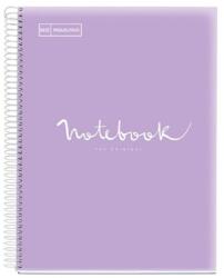 Miquelrius Emotions A5 PP 120 Lapos Levendula Kockás Spirálfüzet (A152295627)