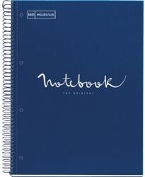 Miquelrius Emotions A4 PP 5x24 Lapos Navy Vonalas Spirálfüzet (A152381121)