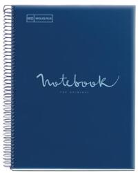 Miquelrius Emotions A5 PP 120 Lapos Sötétkék Kockás Spirálfüzet (A152210327)
