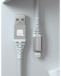 Mobilonline ECO KÁBEL Kevlar USB/Lightning 3.0 M 60W Fehér