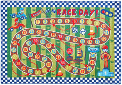 Racing Covor Pentru Copii, Antiderapant, Racing Game Multicolor, 133x190 cm (2000000046426) Covor