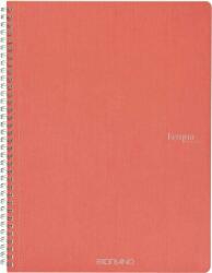 Fedrigoni Ecoqua A4 70 Lapos Korall Sima Spirálfüzet (19290005)
