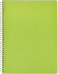 Fedrigoni Ecoqua A5 70 Lapos Világoszöld Sima Spirálfüzet (19148007)
