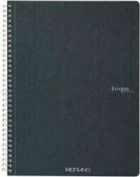 Fedrigoni Ecoqua A5 70 Lapos Sötétzöld Sima Spirálfüzet (19148010)