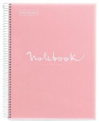 Miquelrius Emotions A5 PP 120 Lapos Pink Kockás Spirálfüzet (A152265027)