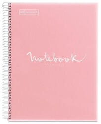 Miquelrius Emotions A5 PP 120 Lapos Pink Vonalas Spirálfüzet (A152265021)