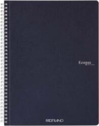 Fedrigoni Ecoqua A5 70 Lapos Sötétkék Vonalas Spirálfüzet (19148204)