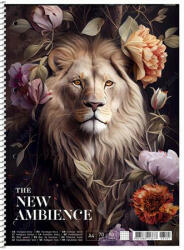 Shkolyaryk Publishing House The New Ambience A4+ 80 Lapos Vonalas Spirálfüzet (SB806519L)