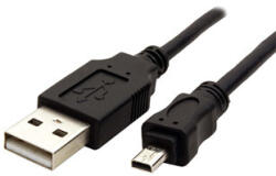  Cablu USB (2.0), USB A mascul - 8 pini mascul, 25947, 1.8m, negru, PANASONIC, CONSUMABILE