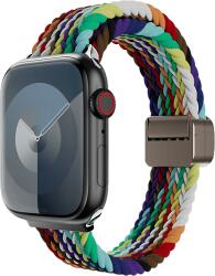 SwitchEasy Nylon fonott pánt Apple Watch S4-S9 okosórákhoz, 38/40/41mm, pride (SAW341237PR24) (SAW341237PR24)