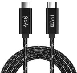 INVZI Cablu Date INVZI USB-C / USB4.0 INVUSB4 Gen3 240W 40Gbps 2m Negru (INVUSB4 2m)