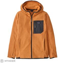 Patagonia Ks R1 Air teljes cipzáras kapucnis kapucnis gyerekeknek, élénk sárgabarack (S)