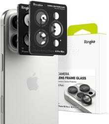 Ringke camera frame protector 2-pack iPhone 16 Pro / 16 Pro Max fekete üvegfólia