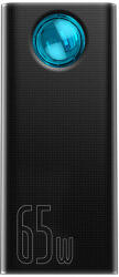 Baseus Amblight Powerbank 30000mAh, 4xUSB, USB-C, 65W (fekete)