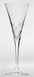 D&D Kristály pohár swarovski dísszel bor 200ml 6 db-os (8588006068887)