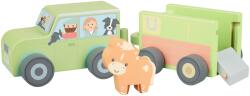 Orange Tree Toys Set de joaca din lemn Orange Tree Toys - Căruță de fermă cu cal (OTT07849) Figurina