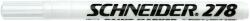 Schneider Marker cu vopsea Schneider Maxx 278, varf rotund 0.8mm - alb (S-127849) - forit