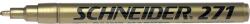 Schneider Marker cu vopsea Schneider Maxx 271, varf rotund 1-2mm - auriu (S-127153) - forit