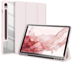 Dux Ducis Samsung Tab S9 LTE DUX DUCIS TOBY tok álló, bőr hatású aktív FLIP, ceruza tartó, RÓZSASZÍN GP-147045 (GP-147045)