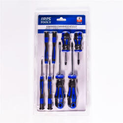 IRIS TOOLS DT-8-130 8 darabos csavarhúzó készlet (DT-8-130) - haztartasibolt