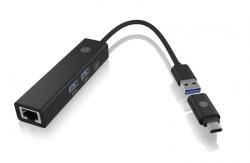 RaidSonic IcyBox IB-Hub -1439-LAN Type-C 3.1 Hub - 4 Port (IB-HUB1439-LAN)