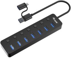 Equip 128965 USB Type-C/Type-A 3.2 Gen 1 Hub - 7 Port