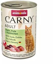 Animonda Carny Adult - Csirke, pulyka és nyúl 12 x 400 g