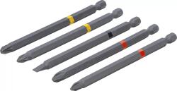 BGS technic Bit készlet 5 db-os 1/4" 110 mm PH/PZ/SL - BGS (9-4832)