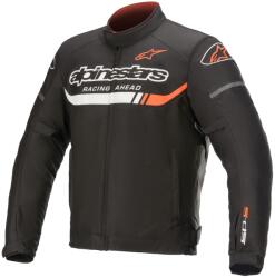 Alpinestars T-SP S Ignition Waterproof motoros kabát fekete-fehér-fluo piros