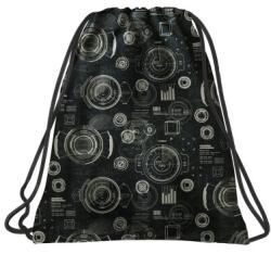 BackUP Sac sport pentru pantofi, BackUp, 35x45 cm, Negru, Radar WOB5A39 (P454)
