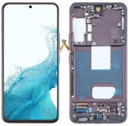 NBA001LCD10112002921 Samsung Galaxy S22 5G OEM LCD kijelző érintővel fekete kerettel, előlap (Phantom Black) (NBA001LCD10112002921)