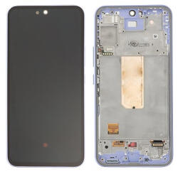 Samsung A546 Galaxy A54 előlap keret, lcd kijelző és érintőpanel, lila, violet (Same size, OLED)