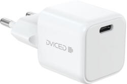 Dviced Wall charger 30W GaN USB-C EU w cable - White (DV221004)