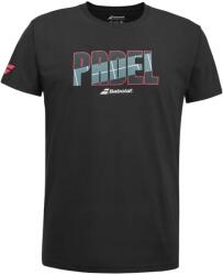 Babolat Férfi póló Babolat Padel Cotton Men - Fekete